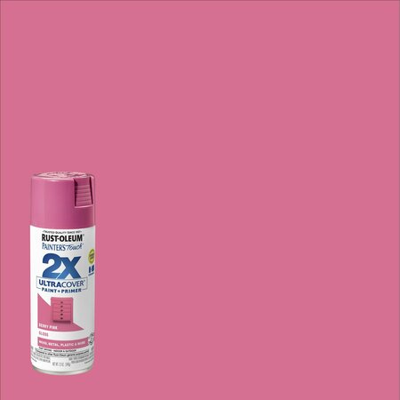 Rust-Oleum Spray Paint, Berry Pink, Gloss, 12 Oz 334025